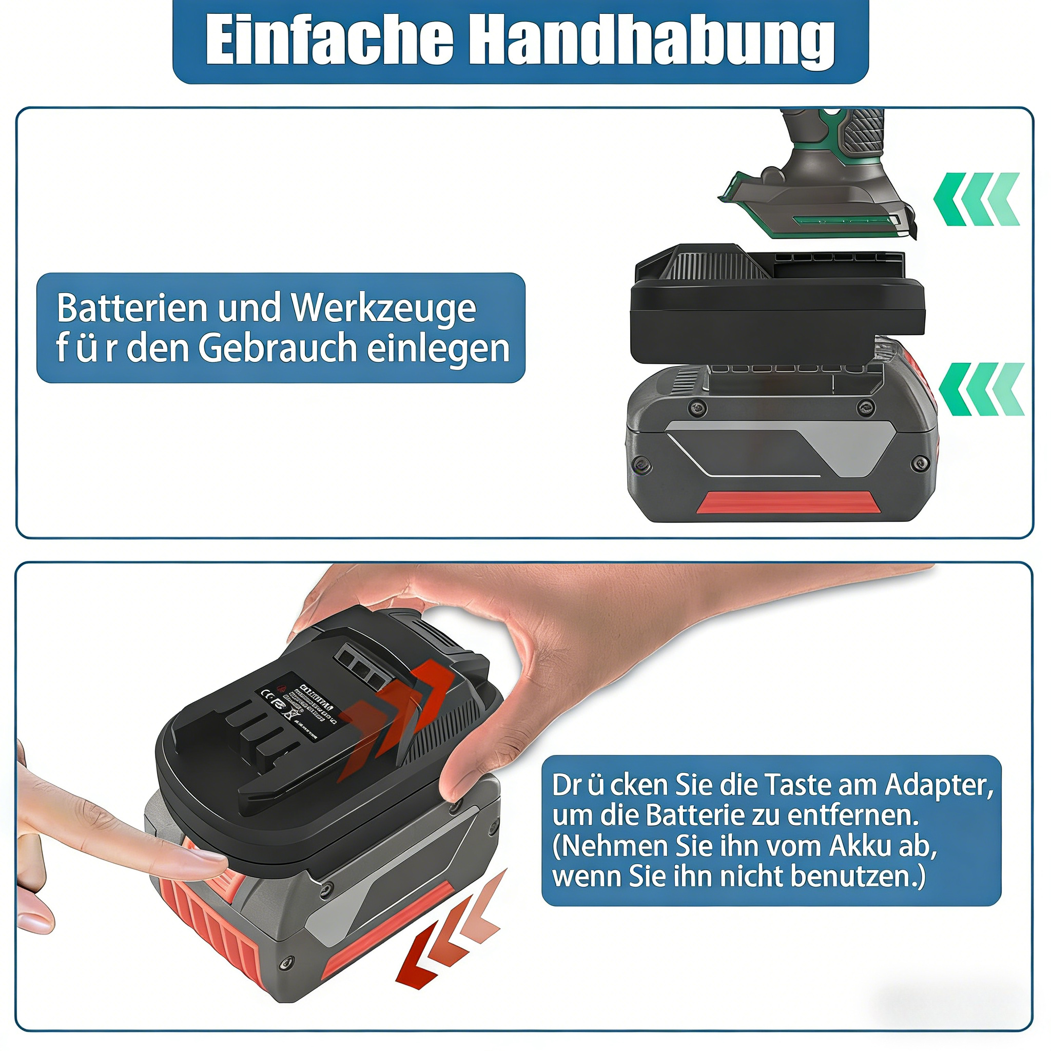 Agm Deep Cycle Battery - BOS20PAR Battery Adapter For Bosch 18V